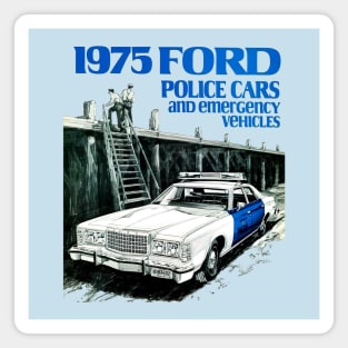 1975 FORD POLICE CARS Magnet